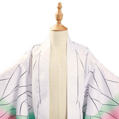 Kids Children Kochou Shinobu Kimono Coat Cosplay Costume Halloween Suit