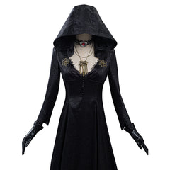 Resident Evil Village Vampire Lady Dress Outfit Lady Dimitrescu's Daughter Halloween Carnival Suit Cosplay Costume