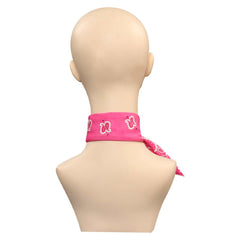 Movie Barbie 2023 Margot Robbie Barbie Scarf  Neckwear Cosplay Accessories Halloween Carnival Props