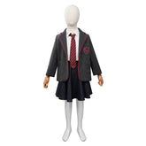 Kids Roald Dahl’s Matilda the Musical Cosplay Costume Children Uniform Skirt Shirt Necktie Outfits Halloween Carnival Suit