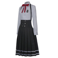 Game Danganronpa V3 Halloween Carnival Costume Shirogane Tsumugi JK Uniform Dress Outfit Cosplay Costume