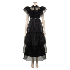 Adult Black Dress Outfits Cosplay Costume Halloween Carnival Party Suit