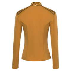 TV Star Trek: Strange New Worlds Una Chin-Riley Yellow Uniform Outfits Cosplay Costume Halloween Carnival Suit