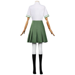 Suzume no Tojimari Suzume Green Skirt School Uniform Set Outfits Cosplay Costume
