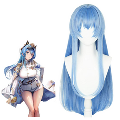 Game NIKKE: Goddess Of Victory Helen Blue Cosplay Wig Heat Resistant Synthetic Hair Carnival Halloween Props