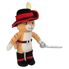 Puss in Boots: The Last Wish Cosplay Plush Toys Cartoon Soft Stuffed Dolls Mascot Birthday Xmas Gift