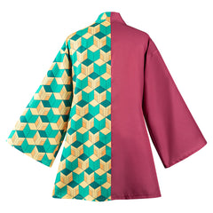 Giyuu Tomioka Robe With Earrings Belt Set Outfits Halloween Cosplay Costume