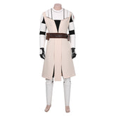 Movie The Clone Wars Coat Uniform Outfit Obi Wan Kenobi Halloween Carnival Suit Cosplay Costume