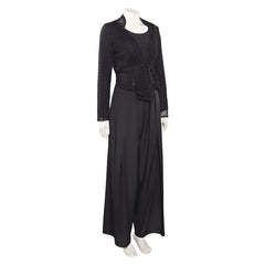 TV The Witcher Yennefer Black Set Cosplay Costume Outfits Halloween Carnival Suit