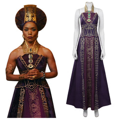 Movie Black Panther: Wakanda Forever Ramonda Cosplay Costume Dress Outfits Halloween Carnival Party Suit