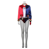 Suicide Squad Harley Quinn T-shirt Pants Outfit Halloween Carnival Suit Cosplay Costume