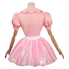 2023 Barbie Margot Robbie Barbie Pink Yarn TuTu Skirt Outfits Cosplay Costume Halloween Carnival Suit