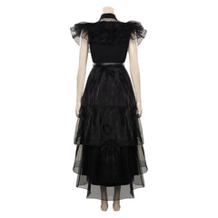Adult Black Dress Outfits Cosplay Costume Halloween Carnival Party Suit