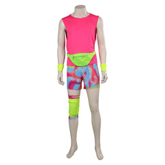 Kids Children Movie Barbie 2023 Ken Skating Set Beachwear Cosplay Costume Outfits Suit