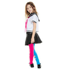 Kids Children Game Danganronpa Dangan Rondo School Uniform Dress Outfit Yuibu Miota Halloween Carnival Suit Cosplay Costume