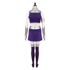 TV Teen Titans Starfire Cosplay Costume Dress Outfits Halloween Carnival Suits