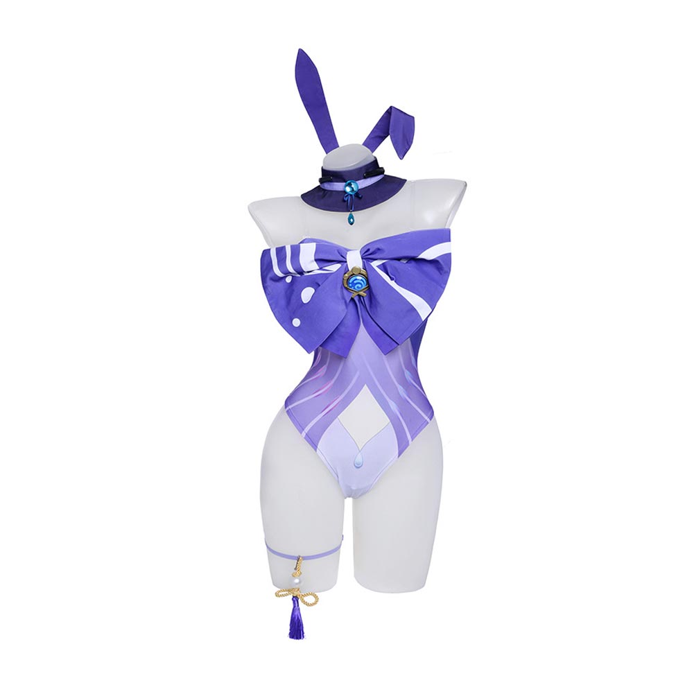 Game Genshin Impact Sangonomiya Kokomi Cosplay Costume Bunny Girls