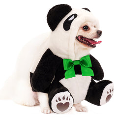 Cute Cartoon Panda Pet Dog Clothing Outfits Cosplay Costume Halloween Carnival Suit