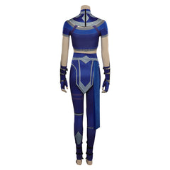 Game Mortal Kombat Kitana Outfits Cosplay Costume Halloween Carnival Suit