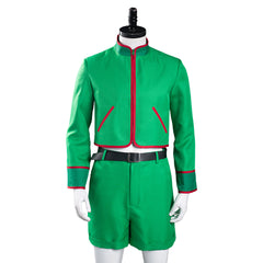 Green Top Shorts Outfits Set Cosplay Costume Halloween Carnival Suit