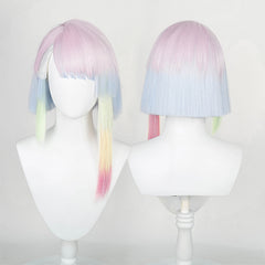 Cyberpunk: Edgerunners Lucy Cosplay Wig Heat Resistant Synthetic Hair Carnival Halloween Party Props