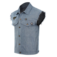 TV Stranger Things Season 4 (2022) Steve Harrington Cowboy Vest Outfits Costume Halloween Carnival Suit