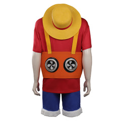 One Piece Film Red 2022 Monkey D. Luffy Cosplay Costume Outfits Halloween Carnival Suit