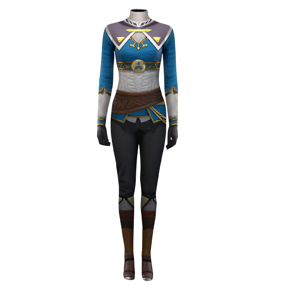 The Legend of Zelda Zelda Princess Cosplay Costume Jumpsuit Outfits Halloween Carnival Suit