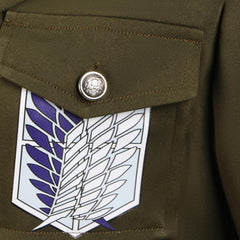 Attack on Titan Levi·Ackerman Cosplay Costume Coat  Halloween Carnival Party Suit