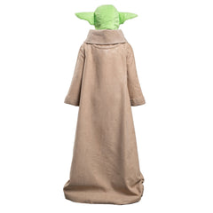 Kids Children The Mando Baby Yoda Grogu Robe Hat Outfit Cosplay Costume Halloween Carnival Suit