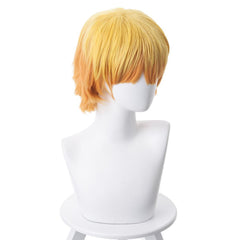 Agatsuma Zenitsu Yellow Wig Cosplay Accessories Halloween Props