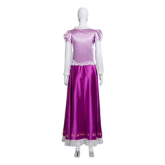 Tangled Rapunzel Pink Purple Dress Outfits Cosplay Costume Halloween Carnival Suit