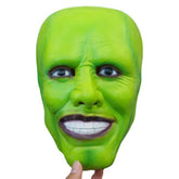 The Mask Jim Carrey Green Mask Latex Cosplay Accessories Halloween Props