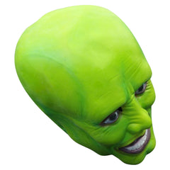 The Mask Jim Carrey Green Mask Latex Cosplay Accessories Halloween Props