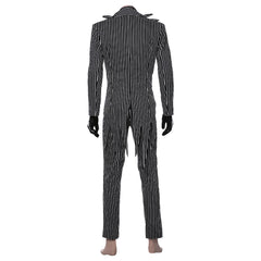 Movie The Nightmare Before Christmas Jack Skellington Uniform Cosplay Costume