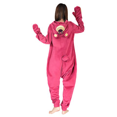 Toy Story 3 Lotso Strawberry Bear Cosplay Onesies Pajama Men Women Sleepwear Pyjamas Christmas Halloween Costume