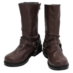 Twisted Wonderland Ruggie Bucchi Brown Shoes Boots Cosplay Accessories Props