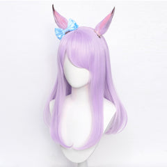 Mejiro McQueen Purple Wig Cosplay Accessories Halloween Carnival Props