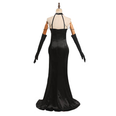 Yor Forger Black Witch Dress Outfits Cosplay Costume Halloween Carnival Suit - Coshduk