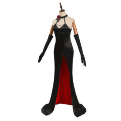 Yor Forger Black Witch Dress Outfits Cosplay Costume Halloween Carnival Suit - Coshduk