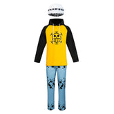 Anime One Piece Trafalgar D. Water Law Cosplay Costume Outfits Halloween Carnival Suit