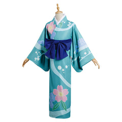 Hashibira Inosuke Cosplay Costume Kimono Dress Outfits Halloween Carnival Suit