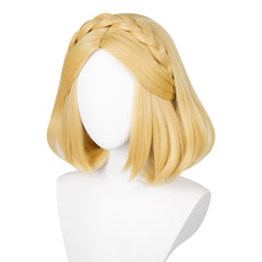 Game The Legend of Zelda Princess Zelda Cosplay Wig Heat Resistant Synthetic Hair Halloween Carnival Props