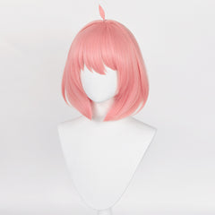 Pink Cosplay Wig Heat Resistant Synthetic Hair Carnival Halloween Party Props