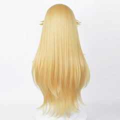 Movie The Super Mario Bros Princess Peach Cosplay Wig Heat Resistant Synthetic Hair Halloween Carnival Props