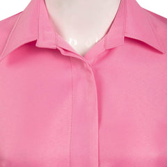 Movie Barbie 2023 Margot Robbie Barbie Outfits Pink Jumpsuit Cosplay Costume Halloween Carnival Suit