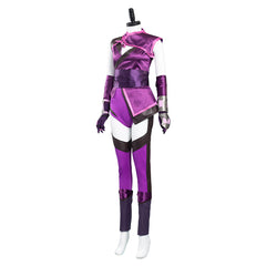 Game Mortal Kombat 11 Mileena Purple Set Cosplay Costume Halloween Carnival Suit