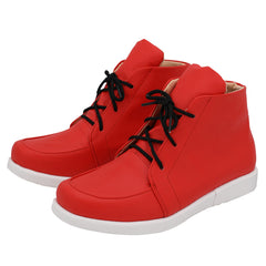 Tomura Red Cosplay Shoes Boots Halloween Props