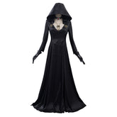 Resident Evil Village Vampire Lady Dress Outfit Lady Dimitrescu's Daughter Halloween Carnival Suit Cosplay Costume