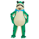 Adult Green Animal Frog Jumpsuit Inflatable Costume Funny Party Cosplay Costume Halloween Carnival Suit